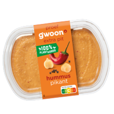 g'woon hummus naturel of pikant